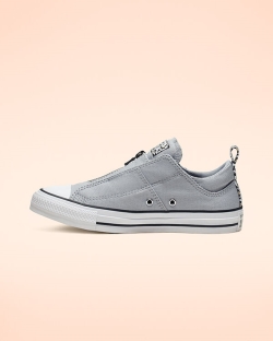 Converse Madison Zipper Chuck Taylor All Star Női Rövidszárú Fekete/Fehér/Szürke | DPALHXU-HU